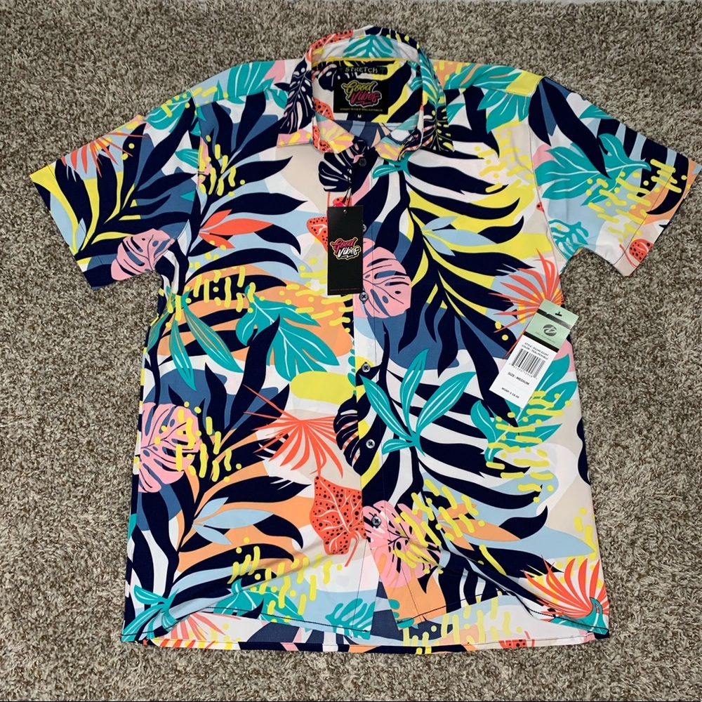 Drill Clothing Co. Mens Floral Button Down